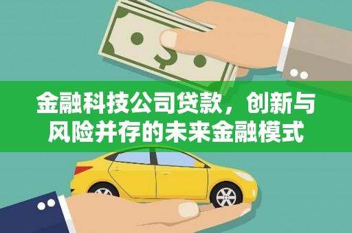湖州金融科技公司贷款，创新与风险并存的未来金融模式