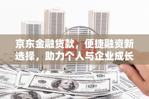 汝南京东金融贷款，便捷融资新选择，助力个人与企业成长