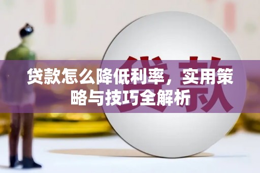 定陶贷款怎么降低利率，实用策略与技巧全解析