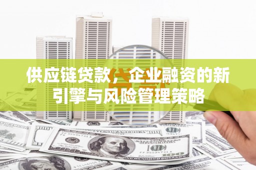 光明新区供应链贷款，企业融资的新引擎与风险管理策略