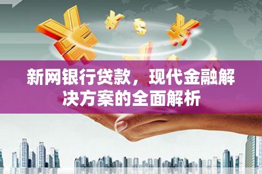 港口新网银行贷款，现代金融解决方案的全面解析