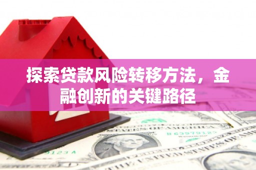 利川探索贷款风险转移方法，金融创新的关键路径