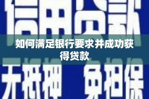 定兴如何满足银行要求并成功获得贷款